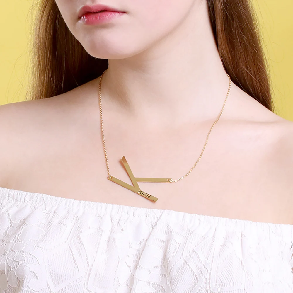 Sweey Прямая поставка персонализированное гравированное боковое начальное