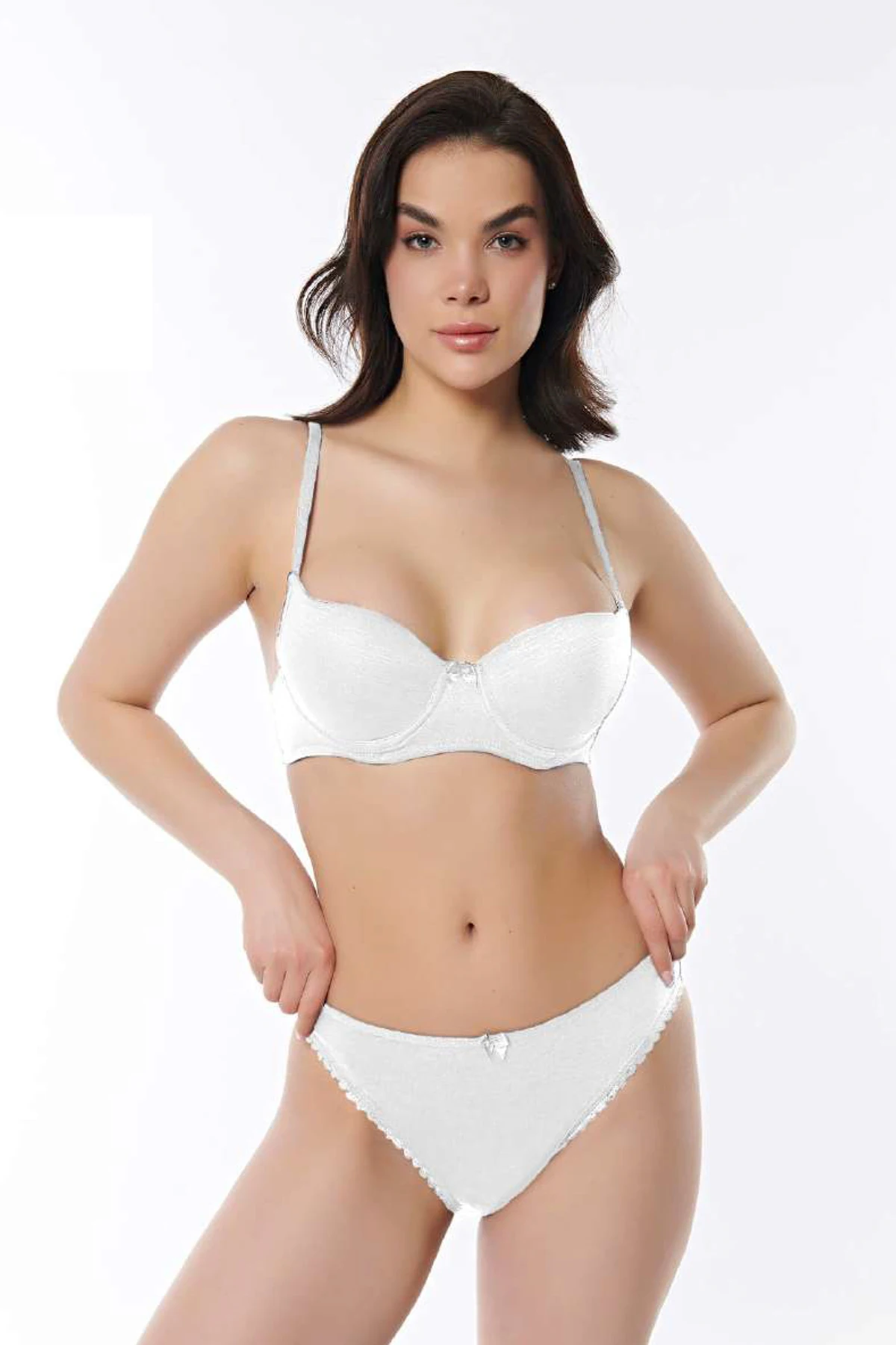 

White Color Push-Up Womens Underwear - 2500W