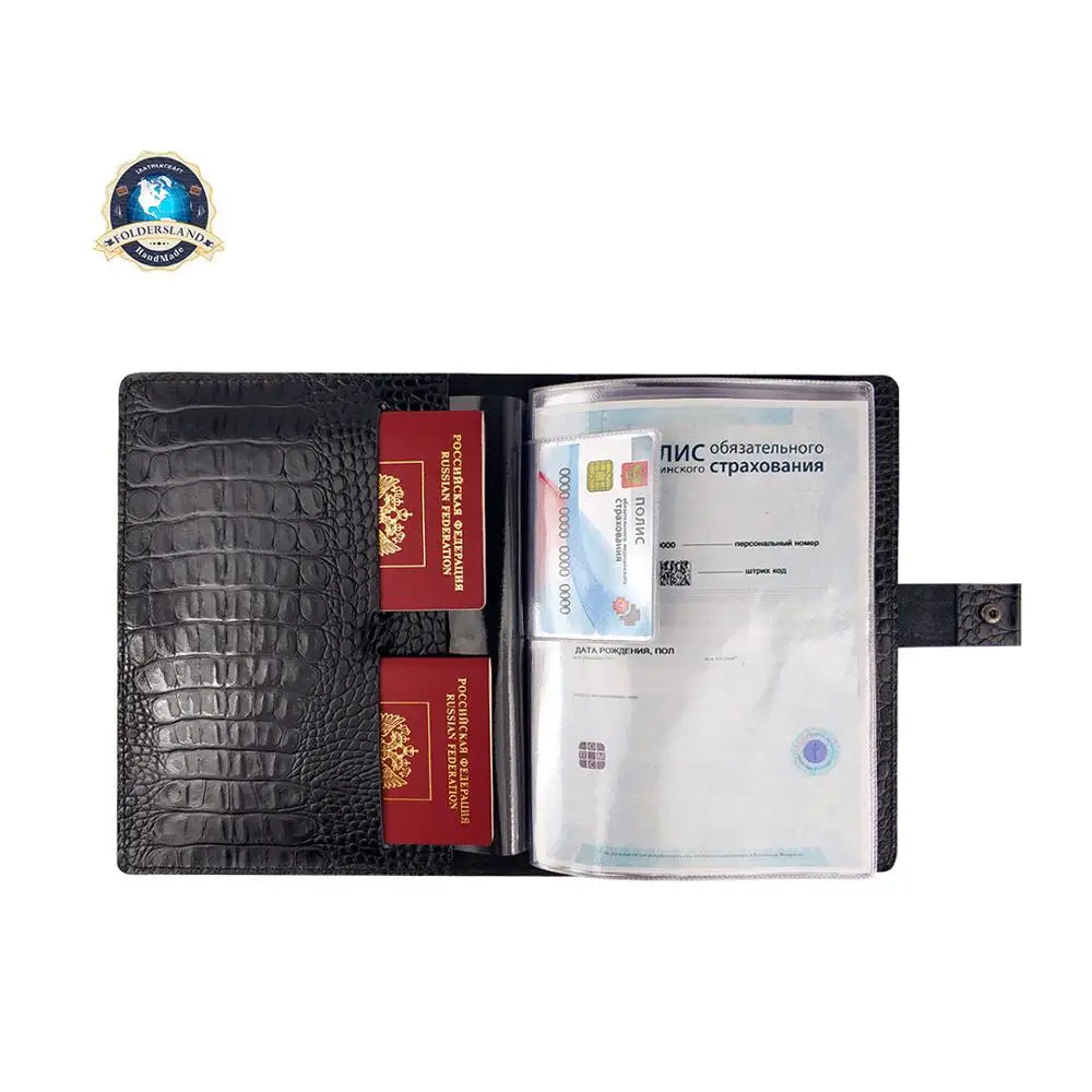 Органайзер из натуральной кожи а5 папка для семейных документов универсальный