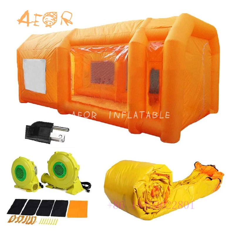 Коммерческая надувная покрасочная камера автомобильная подержанная палатка по