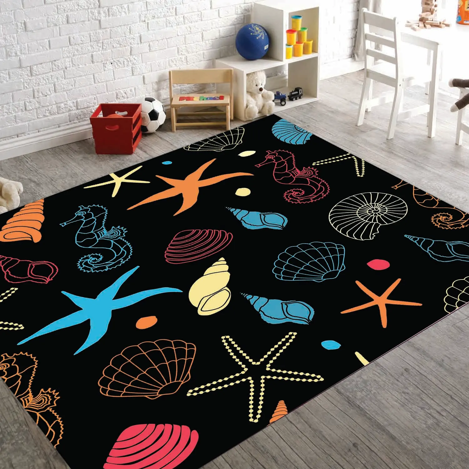 

Starfish Non Slip Floor Carpet, Teen's Carpet