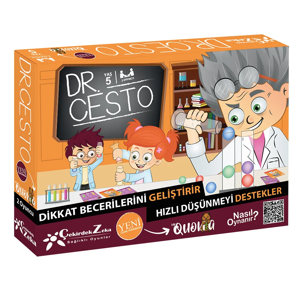 

Развивающая интеллектуальная настольная игра «Dr Cesto» для улучшения внимания, быстрой координации рук и глаз