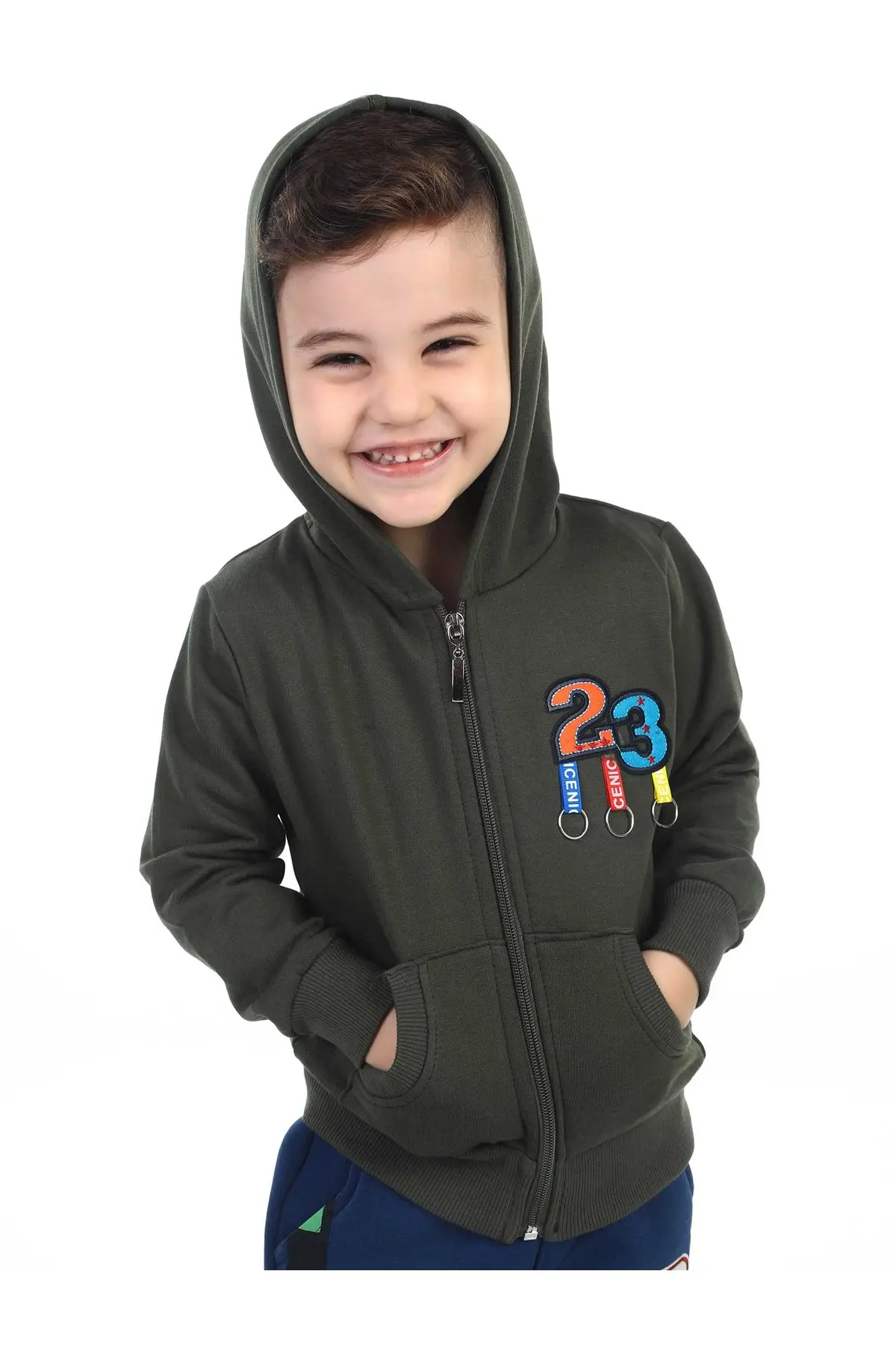 Сезонная Детская куртка цвета хаки для мальчиков|Свитера| |