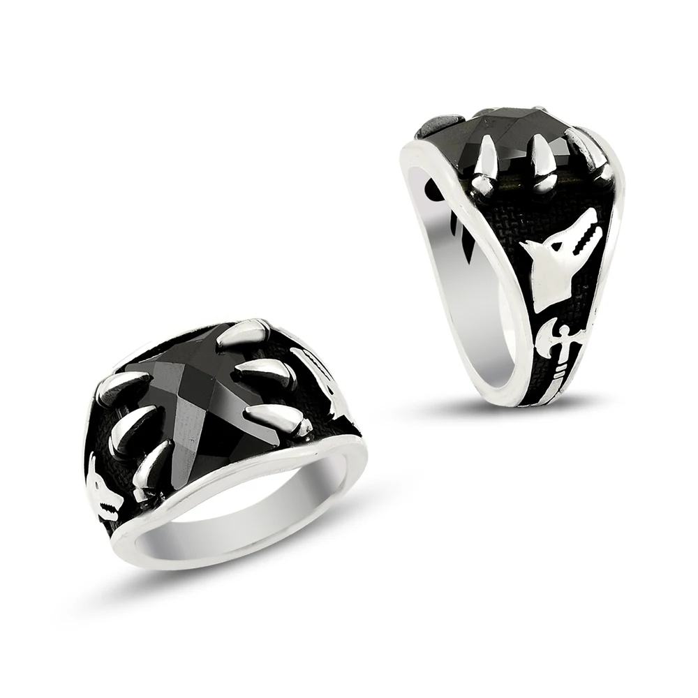 925 Silver Handmade Traditional Turkish Rings for Men