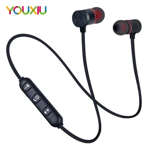 youxiu wireless bluetooth earphone music headset phone neckband sport earbuds stereo music sound earphone with mic for iphone 13 free global shipping