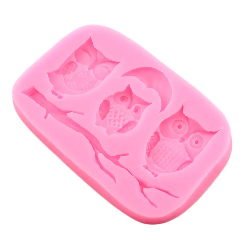 Силиконовый инструмент для украшения тортов в виде совы Луны ветки дерева |