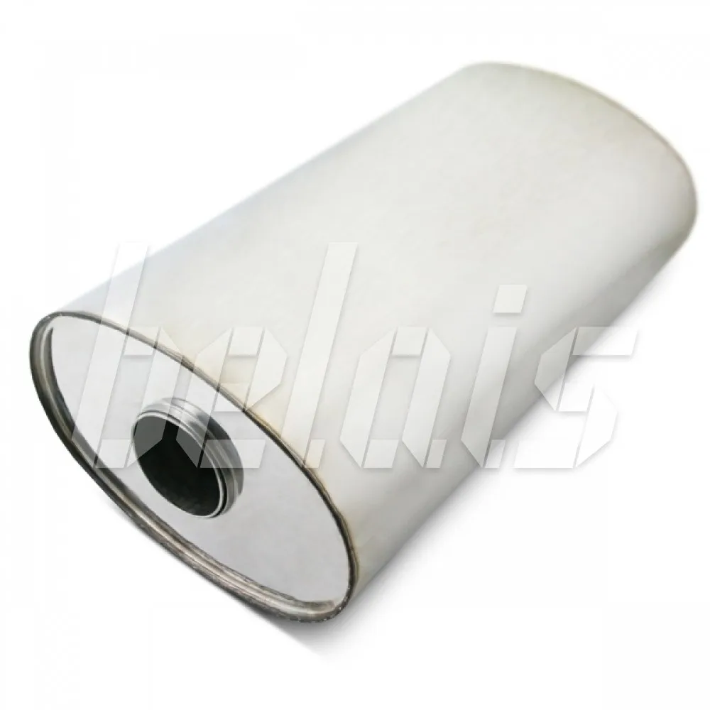 Глушитель универсальный belais тихий (нержавеющая сталь) Ø55 145x220x500 #18648 | Автомобили и