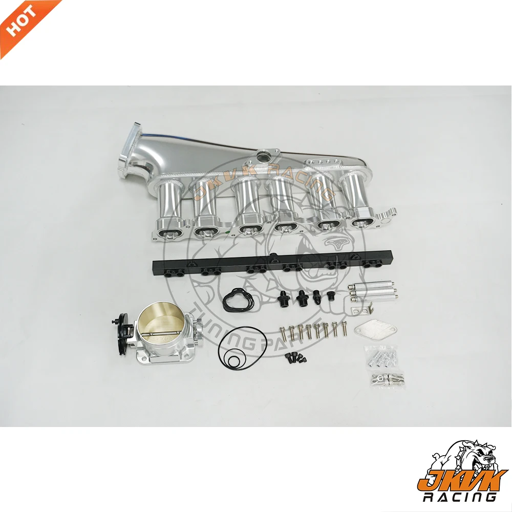 

JKVK RACING Aluminum Billet Intake Manifold Kits For 2JZ-GTE Engine With 90MM 12 Injector