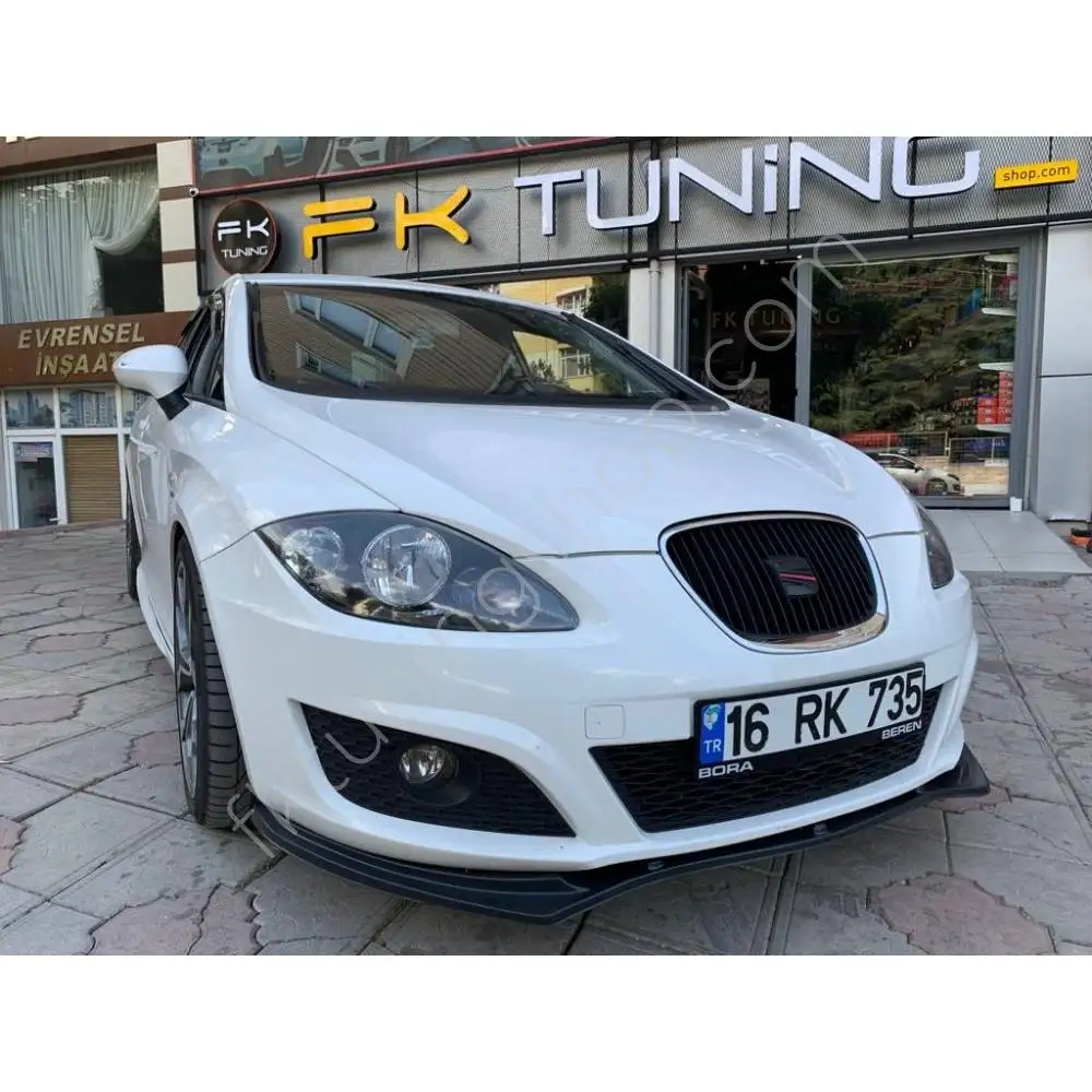 

Seat Leon Mk2 Universal Front Bumper Attachment New Piano Black Lip Splitter Diffuser Body Kit Protecter Accessory Auto Car