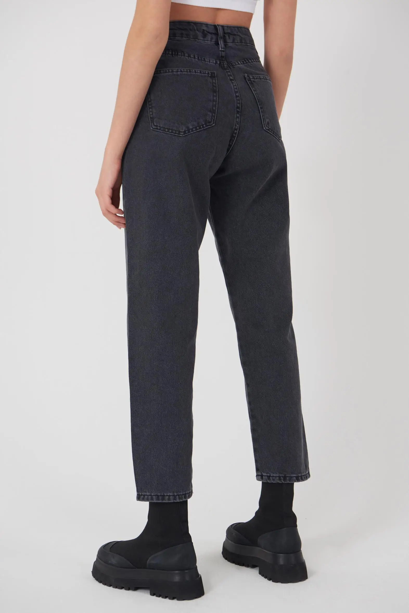 Джинсы для женщин джинсы МОМ с бойфрендами высокой талией | Женская одежда