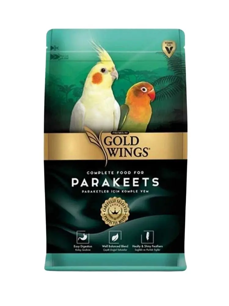 

Gold Wings Premium Paraket Food 1 Kg Delicious Popular Reliable Good Quality Luxury Consumption