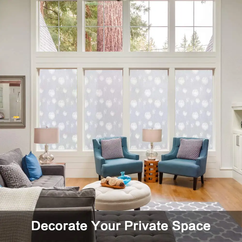 Оконная пленка матовый Стекло Рождественские наклейки на окна декоративные без