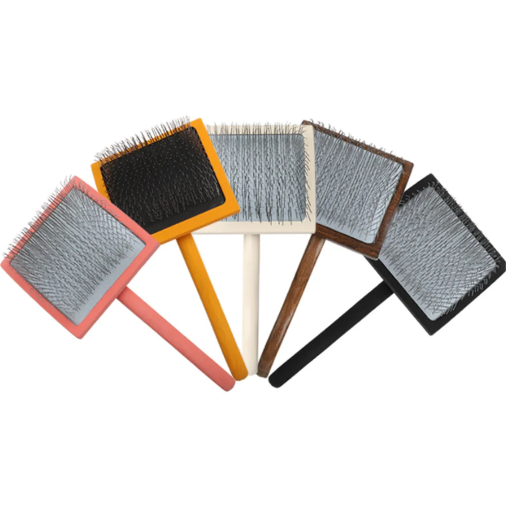 Скидка Щетка для вычесывания шерсти собак и кошек, из нержавеющей стали