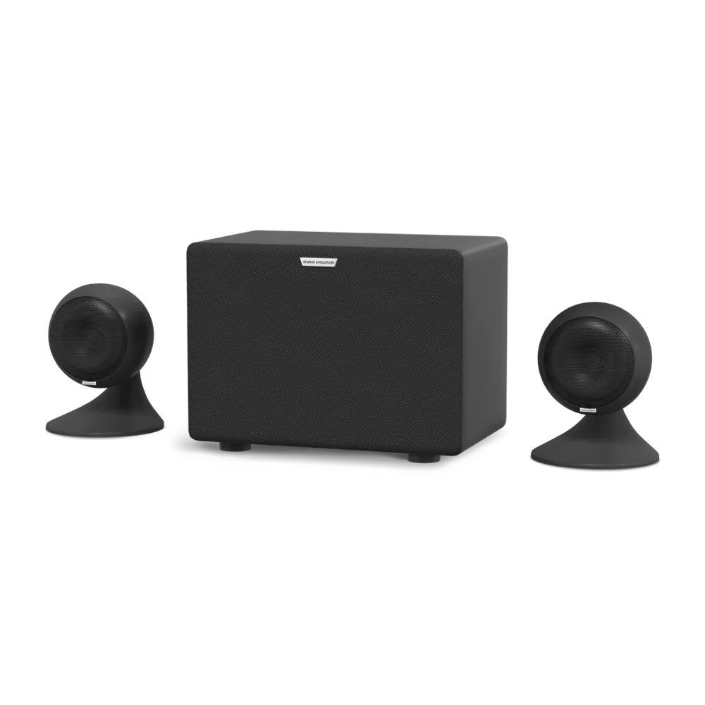 EvoSound Sphere 2.1. стерео аудиосистема для караоке. Black. (караоке-саундбар) | Электроника