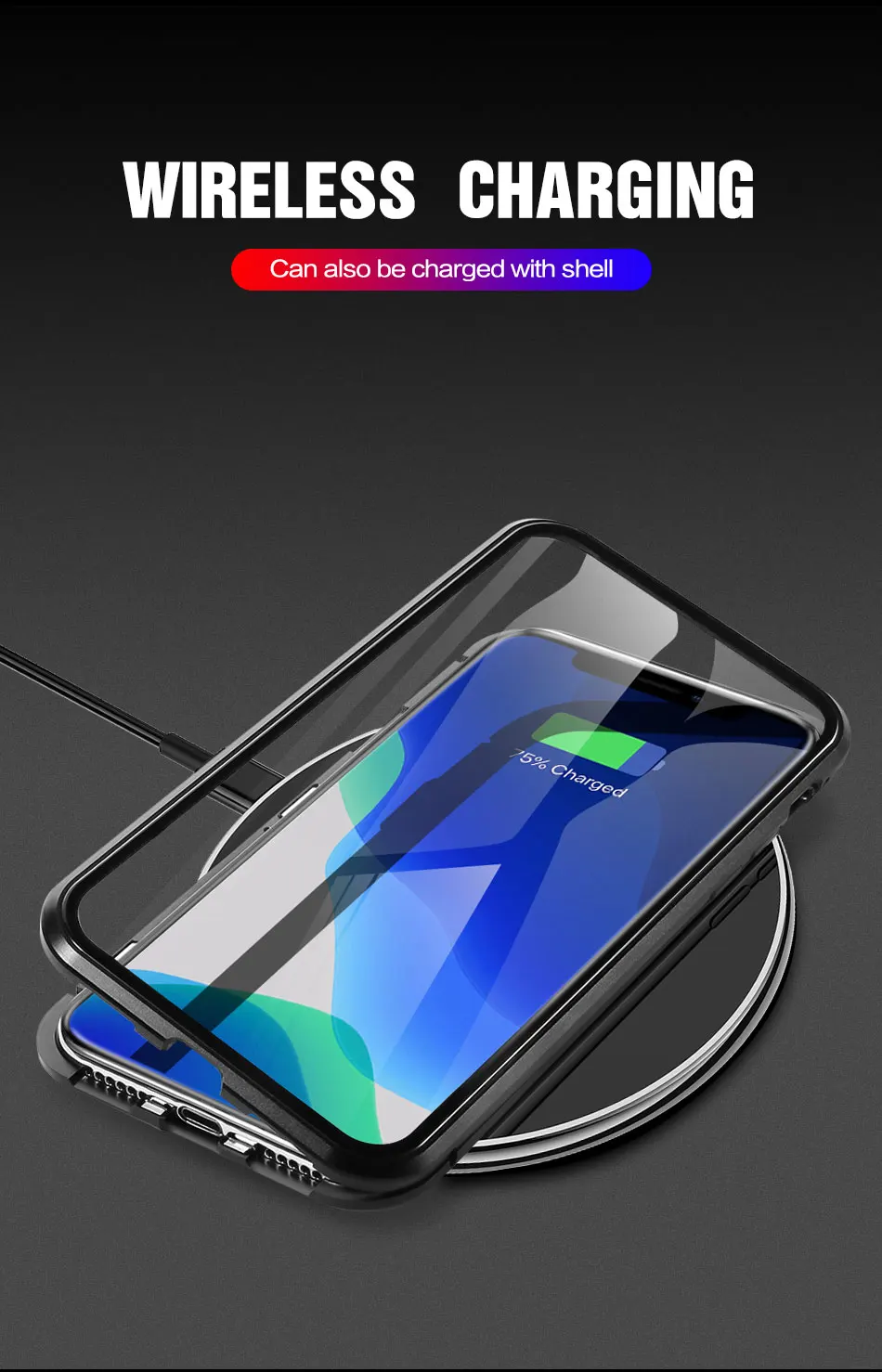 Чехол KISS на магните для samsung A50 A70 A20 A30 S10 S9 S8, чехол из закаленного стекла для samsung S10 Plus, Магнитный чехол