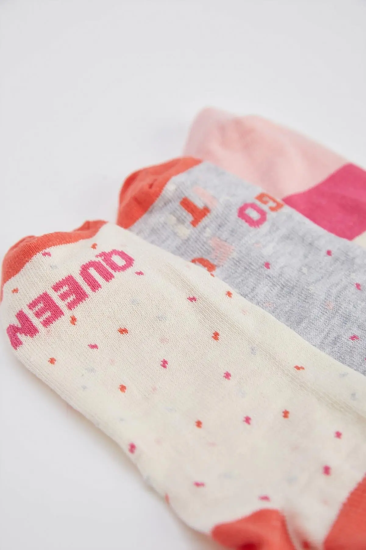 Women's Patterned 3 Pack Short Socks
