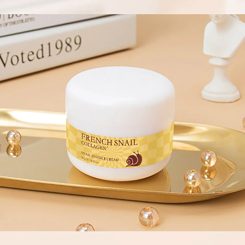 

25g Snail Collagen Face Cream Wrinkle Remover Anti-Aging Facial Day Cream Hyaluronic Acid Moisturizer Dry Skin Repair Serum Care