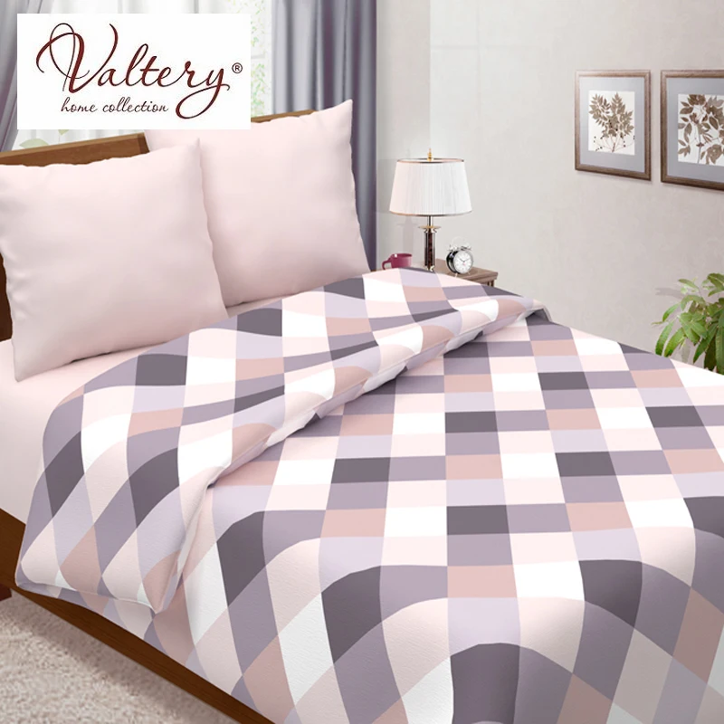 Роскошный комплект постельного белья из 100% хлопка сатина мягкого с цветами