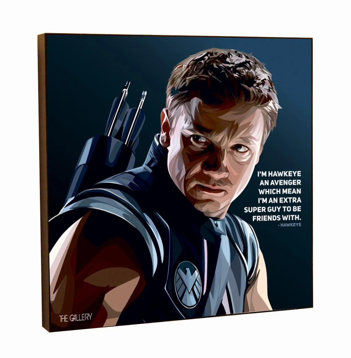 СОКОЛИНЫЙ ГЛАЗ Картина Постер в стиле поп арт Marvel Dc Comics принт декор кино гик