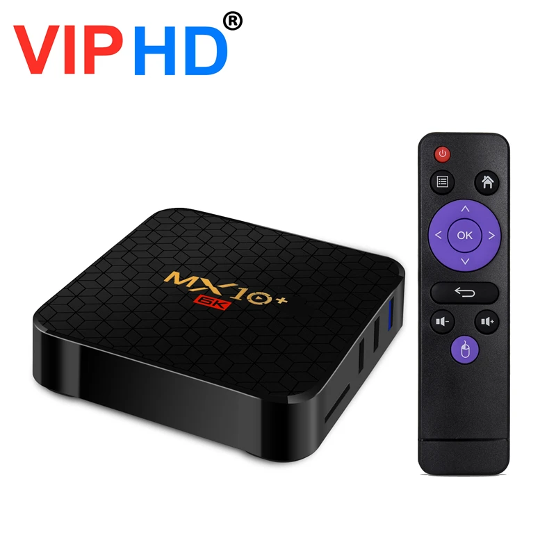 ТВ приставка MX10 Plus 6K Android 9 0 четырехъядерный Allwinner H6 4 Гб 32 ГБ 64 двойной Wi Fi BT USB * 4K H.265