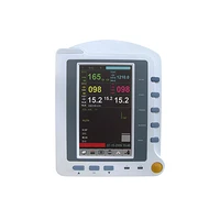 contec cms6500 6 parameter medical machine spo2 ecg resp spo2 pr nibp and temp heart rate monitor