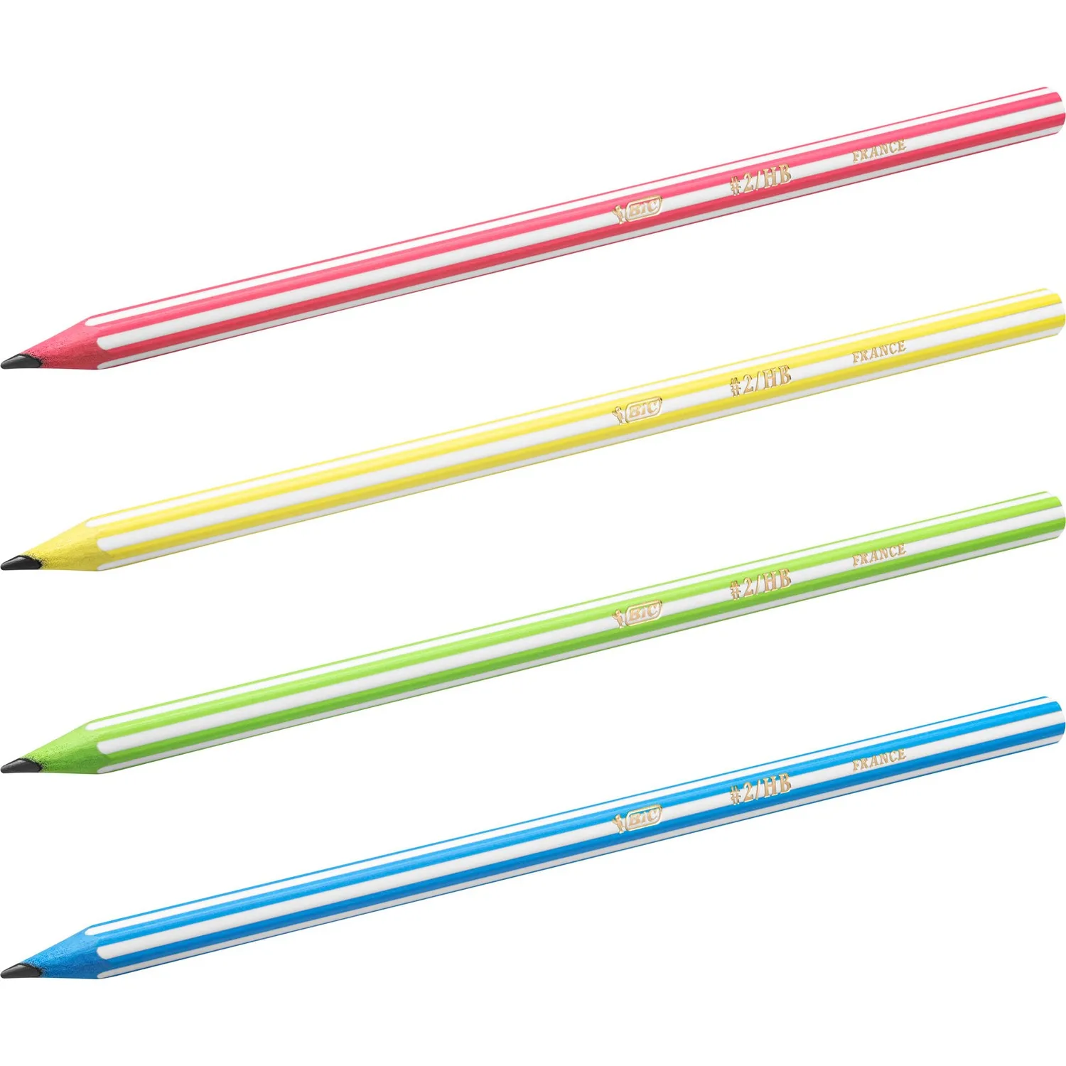 Пенал SERESSTORE Bic Evolution в полоску 12 шт. канцелярские принадлежности механический