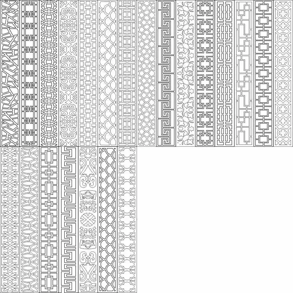 DXF/CDR AutoCAD CorelDRAW file CNC Vector DXF плазменный маршрутизатор лазерной резки 112 шт. 75*10 мм