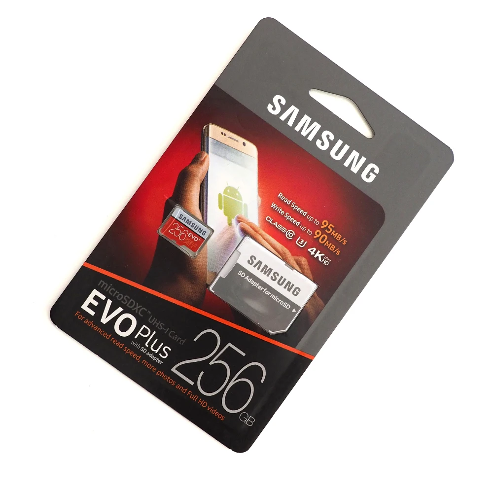 Карта памяти Samsung EVO Plus microSD 10 class 256 Gb с адаптером|Карты памяти| |
