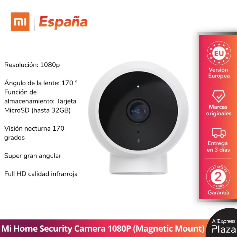 Камера видеонаблюдения Mi Home 1080P 170 ° Wi Fi 10 м|Камеры видеонаблюдения| |