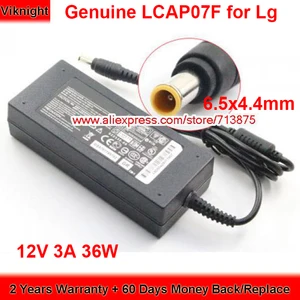 Оригинальный адаптер переменного тока 12 В 3 А 36 Вт LCAP07F для ЖК-монитора LG W1943SE W1943SV W2284FT E2250V E2260 575LM E1948SX E2360V 34UC87C-B