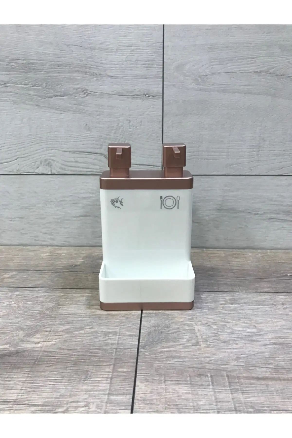 

Double Liquid Soap Dispenser Acrylic Dish Sponge Holder Kitchen Bathroom Accessories 3 Colors Detergent Refillable Decorative