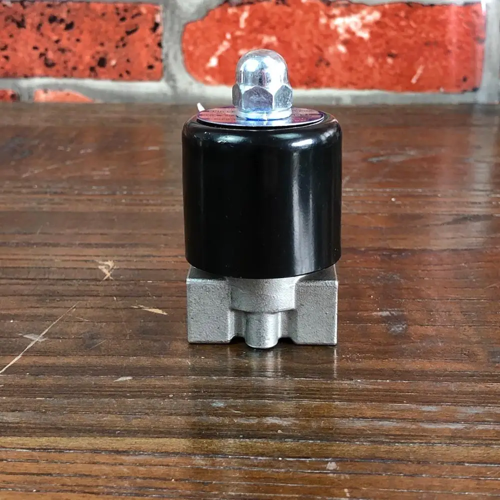 Электрический электромагнитный клапан из нержавеющей стали 304 N/C 12v G1/4'' с
