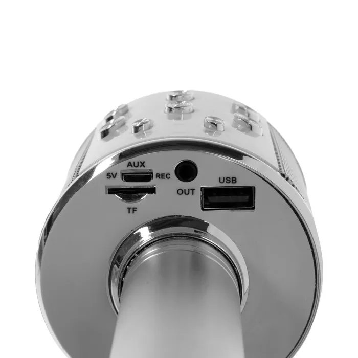 Microphone for karaoke belsis ma3001be Bluetooth FM microSD Silver | Электроника