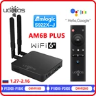 UGOOS AM6B Plus Amlogic S922X-J 2,2 ГГц 4 Гб DDR4 32 Гб ROM Android 9.0 TV Box 2,4G 5G WiFi6 1000M LAN Bluetooth 4K HD Box