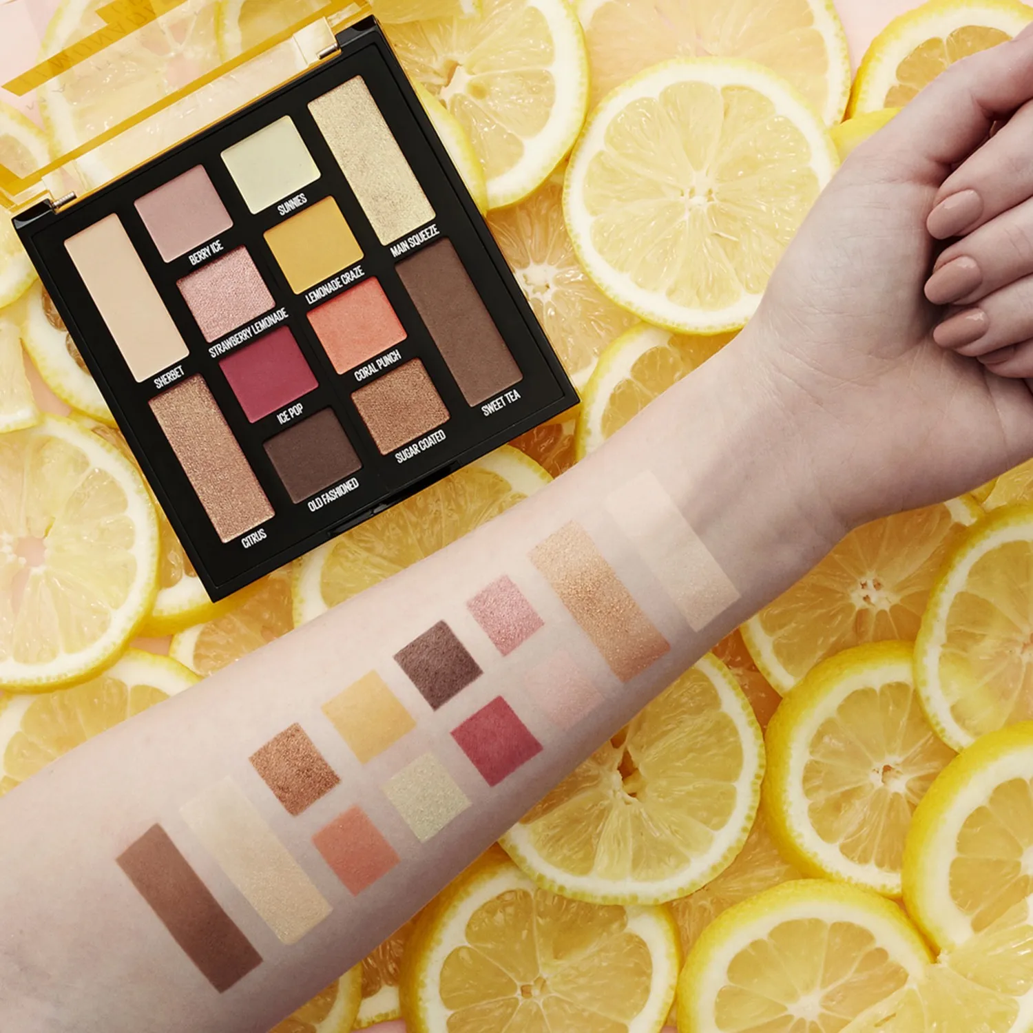 Палитра Maybelline New York Lemonade Craze | Макияж теней для век