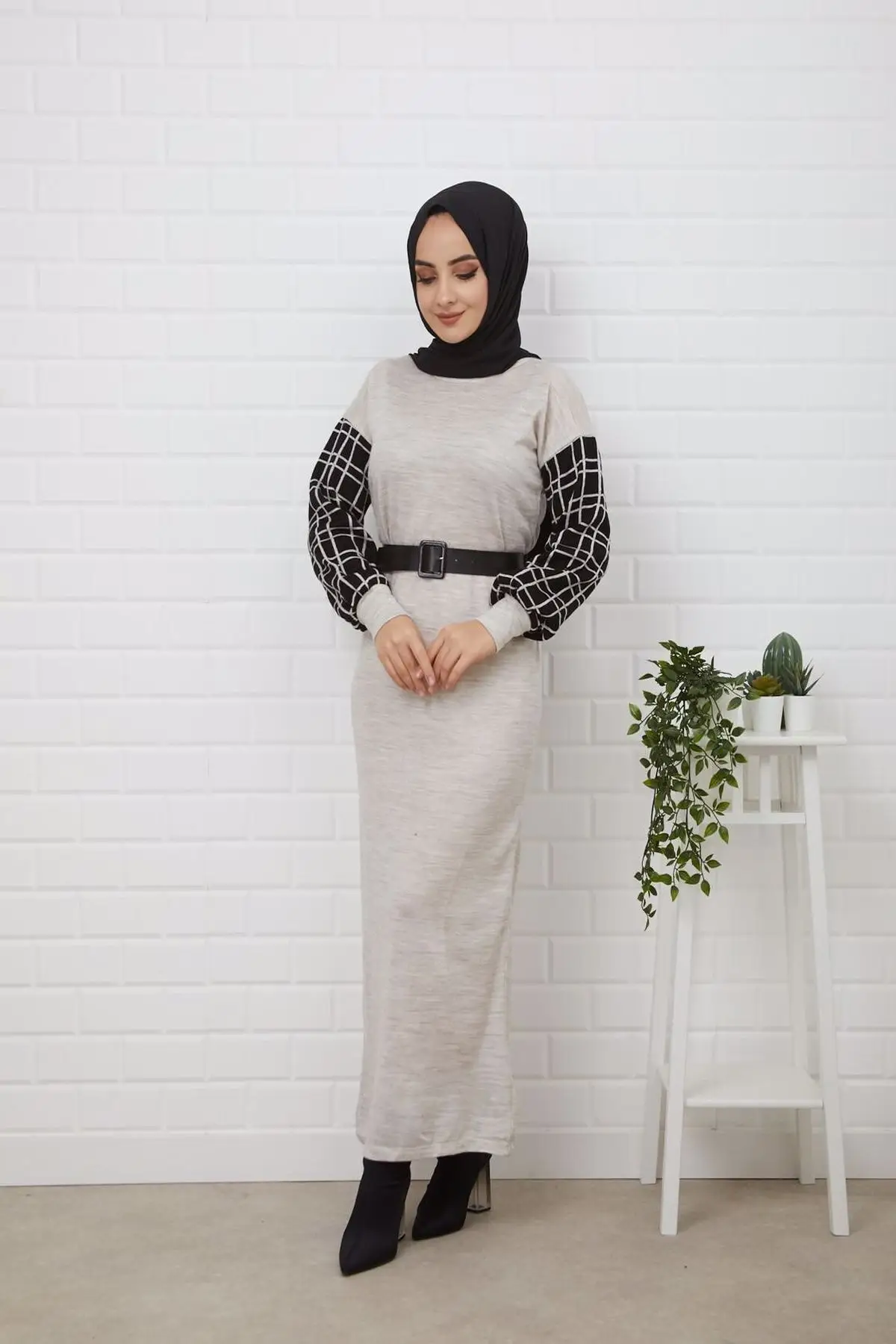 

Islamic Dress Women Turkish Muslim Long Dress Muslim Fashion Hijab Scarf Abaya Women Eid Mubarak European Clothing Dress Turban