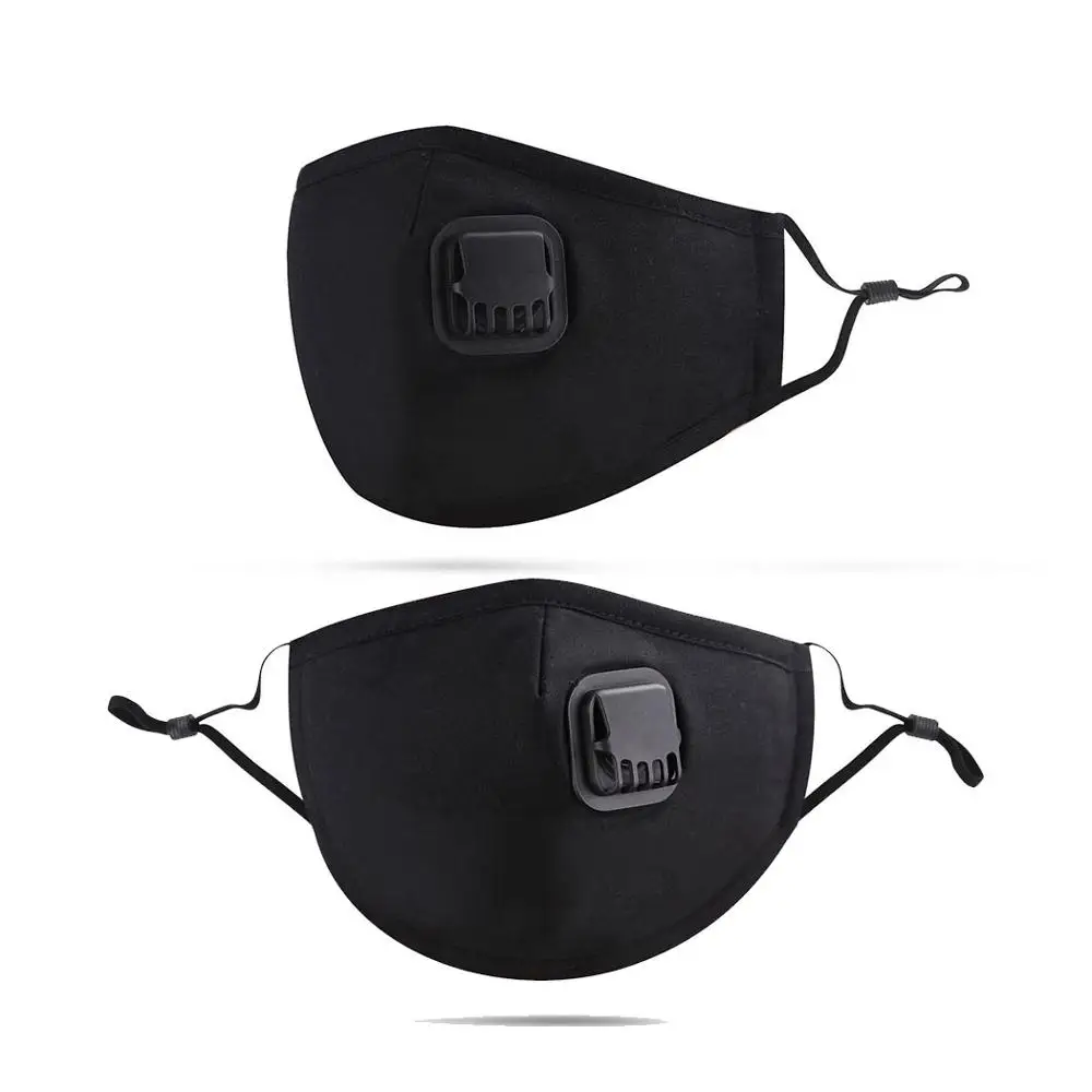 10 шт./лот противозагрязняющая маска PM2.5 с клапаном респиратор от пыли моющиеся