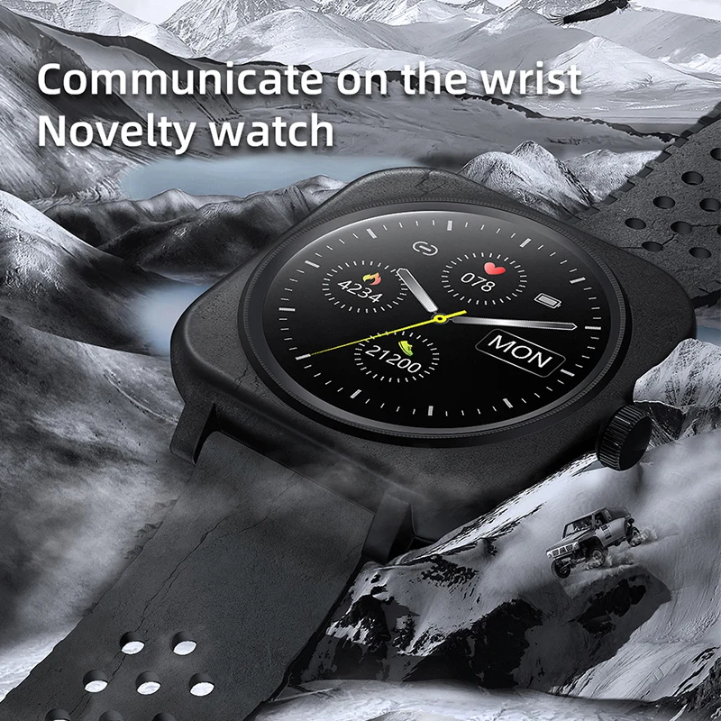 Мужские Смарт часы MAFAM W35 с пульсометром и Bluetooth вызовом экран 1 28 дюйма фитнес