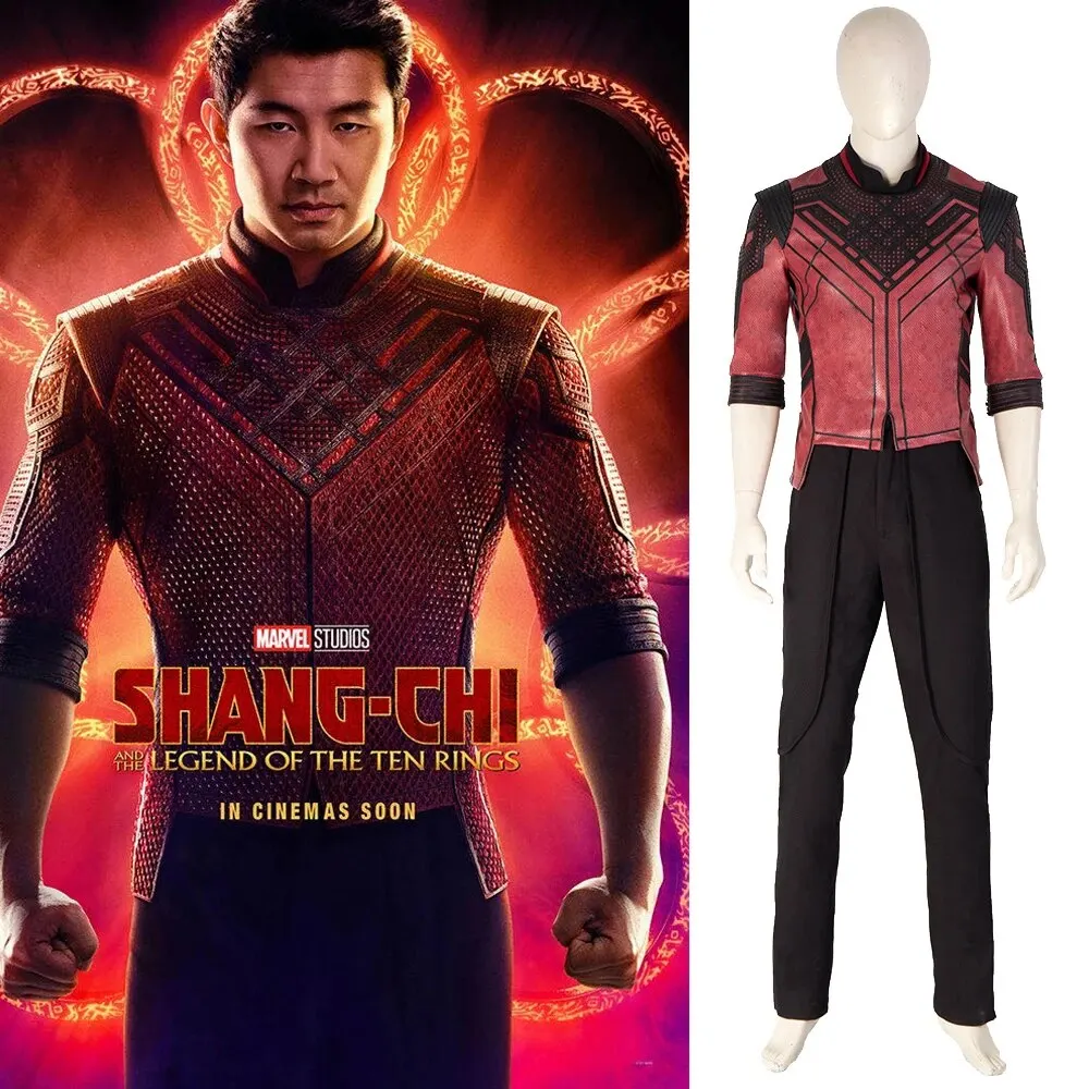 

Косплей Легенда Шан-Чи и легенда о десяти кольцах-Shang-Chi фильм костюмы на Хэллоуин Карнавальный костюм для мужчин комплекты аниме