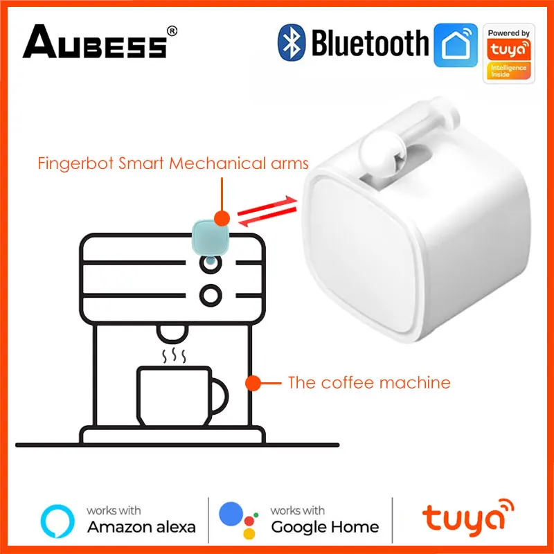 

Переключатель для кофемашины Tuya, Bluetooth, с поддержкой Alexa и Google Home