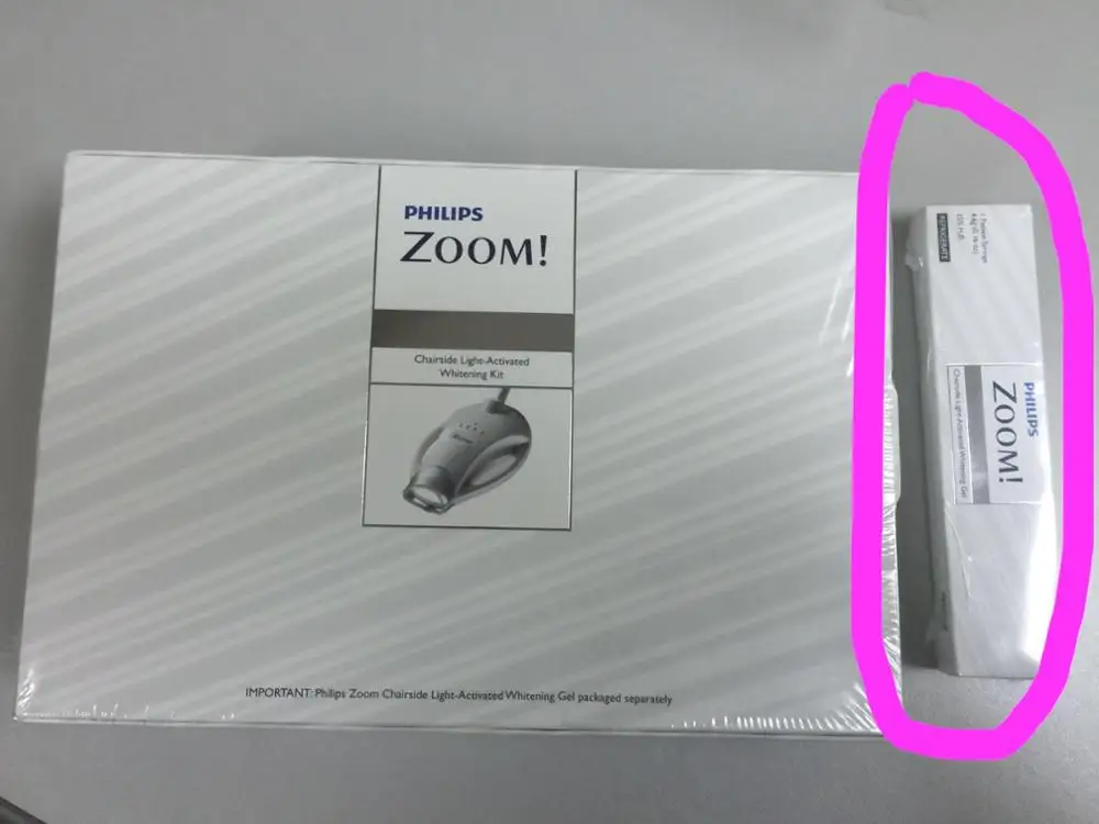 Philips Zoom ZME2668 в офисе светильник-активированный Отбеливающая система процедура комплект 1 Лечение пациента дневной белый nitewhite