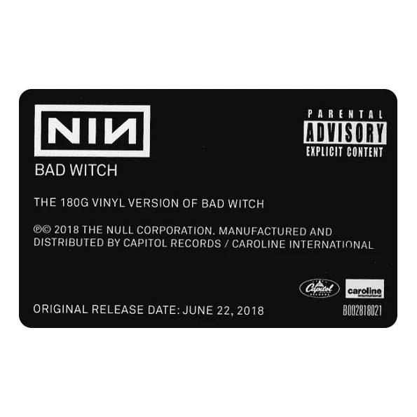 Nine Inch Nails / Bad Witch (LP) | Электроника