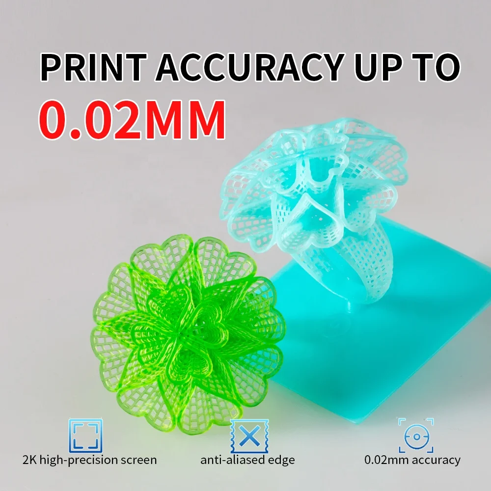 YIDIMU SLA/LCD/DLP Resin 3D Printer 2K Laser 3D Printers LCD UV Light Cure 3D Drucker