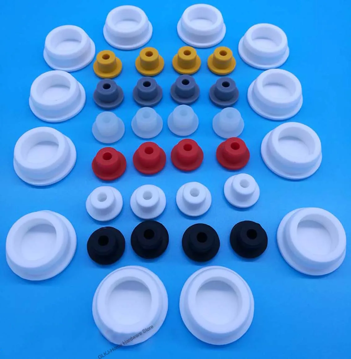 

Round Silicone Rubber Seal Hole Plugs Bore 15mm-48.5mm Blanking End Caps Seal T Type Stopper Protective Gasket