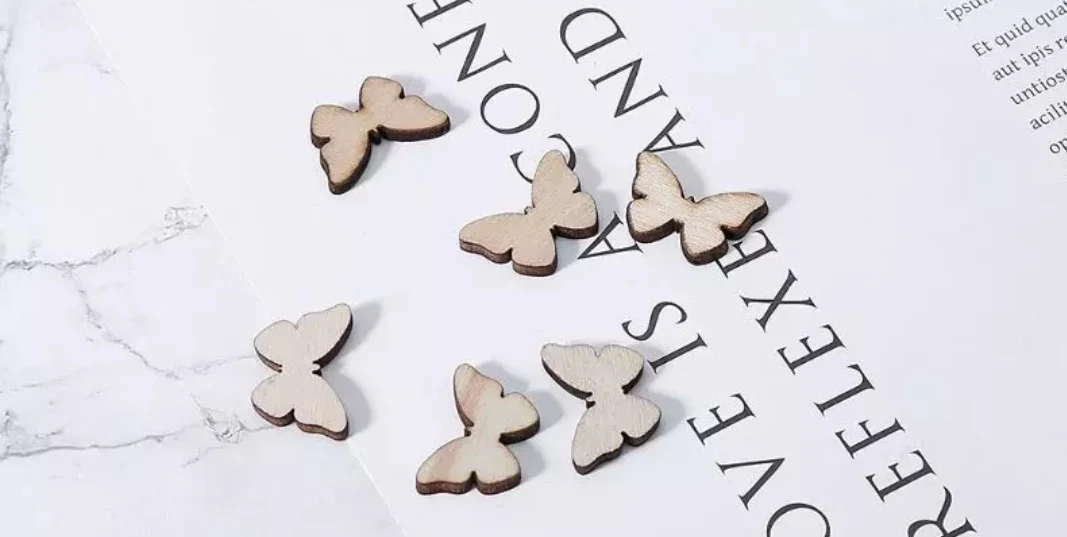 

Wood Butterfly 100 Pcs