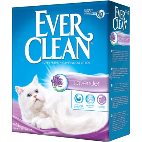 Ever Clean Lavender Комкующийся глиняный наполнитель для кошек (с ароматом лаванды) | Litter