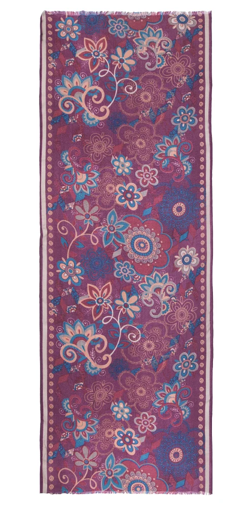 Палантин женский текстильный акриловый шарф размер 70х180 см