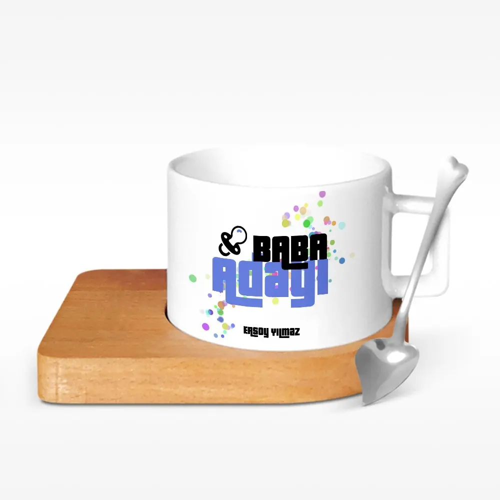

Personalized Dad Nominee for Wood Design Altlıklı Ceramic Cup-8