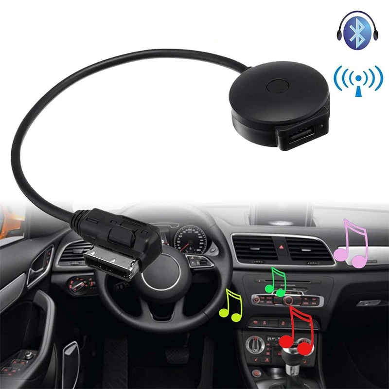 Автомобильный беспроводной музыкальный ресивер AMI MMI Bluetooth 5 0 3 мм разъем Aux