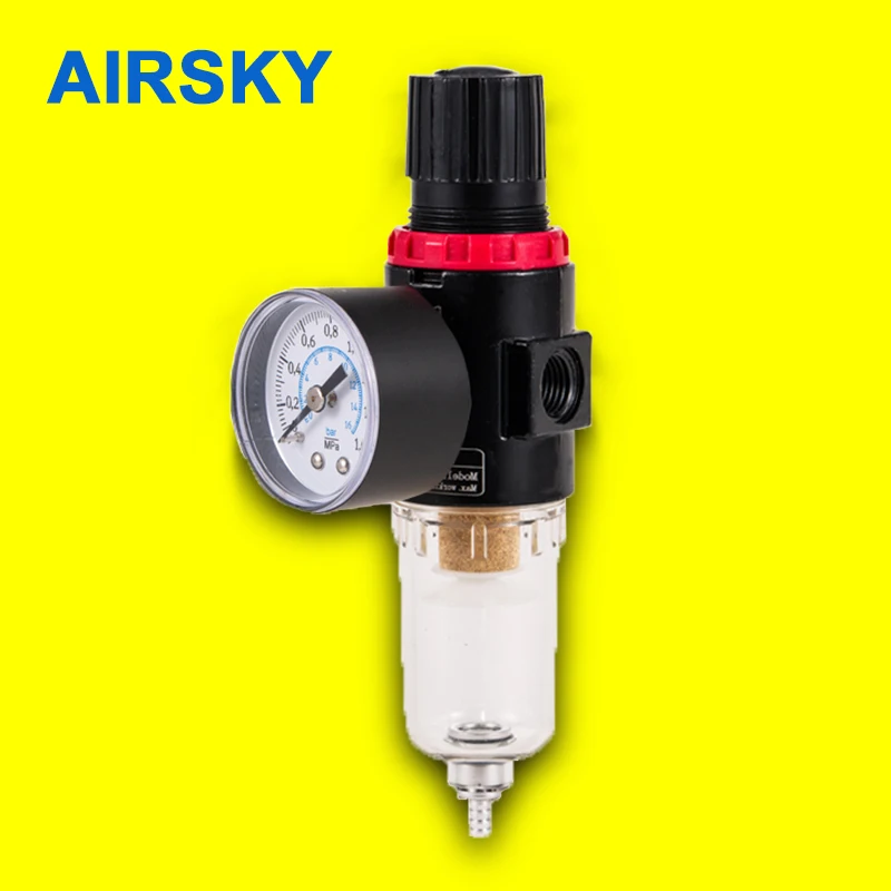 AFR2000 1/4 Регулятор Фильтра для пневматического воздушного компрессора масло